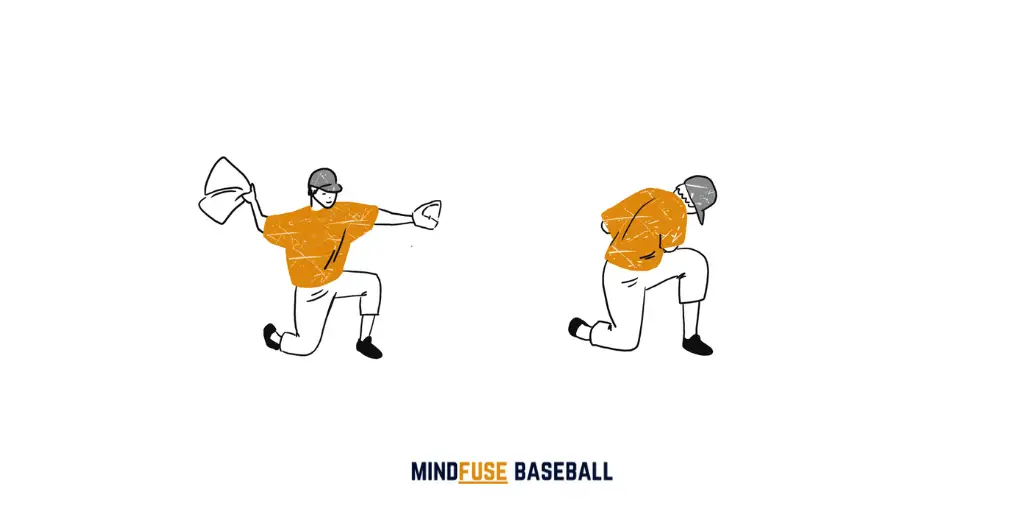 One Knee Towel Drill: Baseball Pitching Drills [MindfuseBaseball.com]